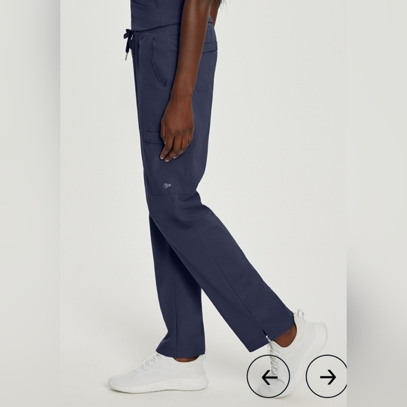 White Cross  Fit 373 - NAVY CARGO SCRUB PANTS - Picture 1 of 7